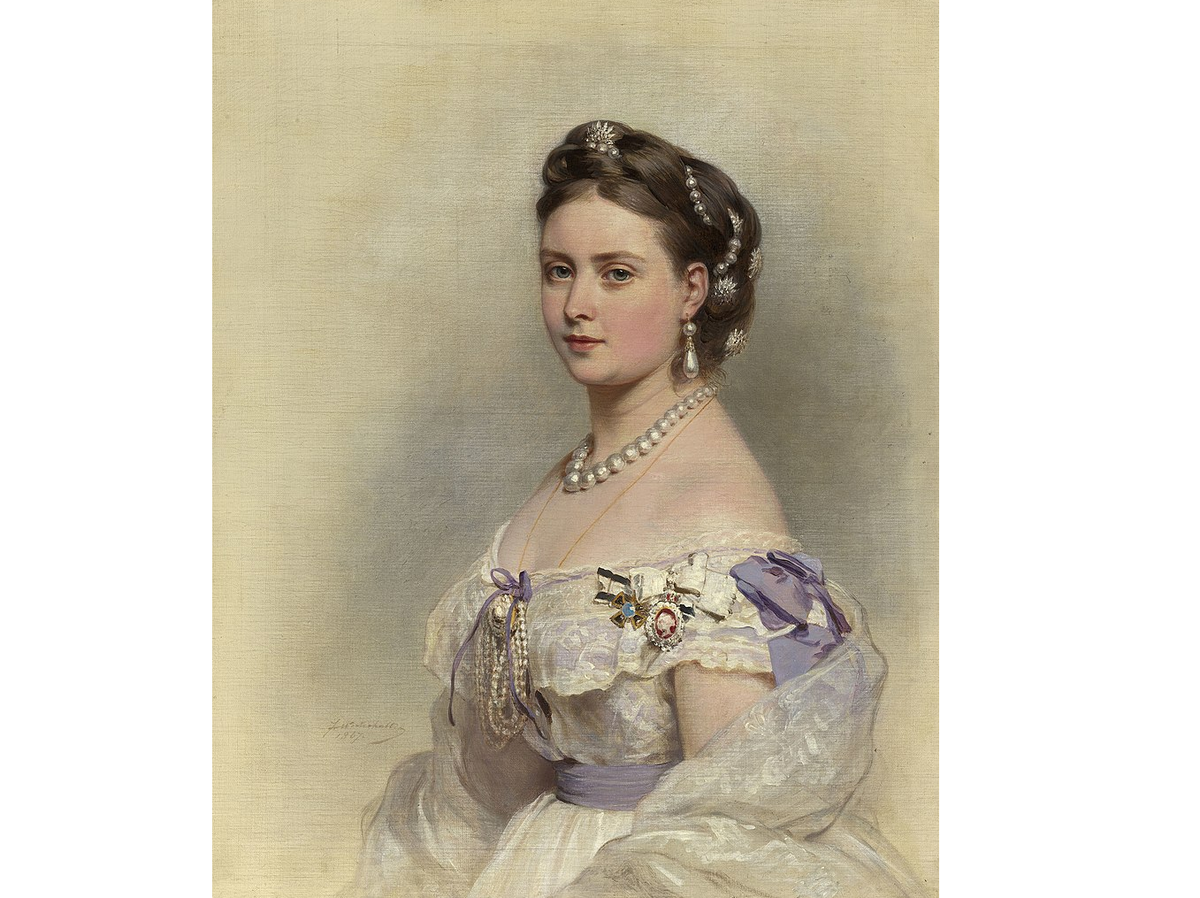 Виктория, кронпринцесса Пруссии, Франц Ксавер Винтерхальтер , 1867. (с) Из Королевской коллекции