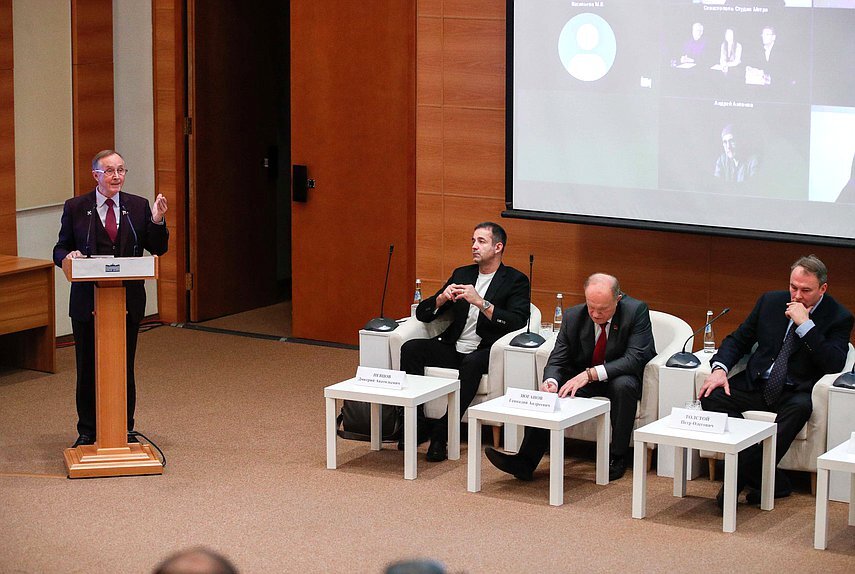 СЕГОДНЯ В ГОСДУМЕ СОСТОЯЛОСЬ ВАЖНЕЙШЕЕ СОБЫТИЕ. СОЗДАН КУЛЬТУРНЫЙ ФРОНТ, КОТОРЫЙ СТАНЕТ ОДНОЙ ИЗ ПЛАТФОРМ ДЛЯ ПОБЕДЫ РОССИИ В ВОЙНЕ С ЗАПАДОМ. ФОТО: DUMA.GOV.RU. 