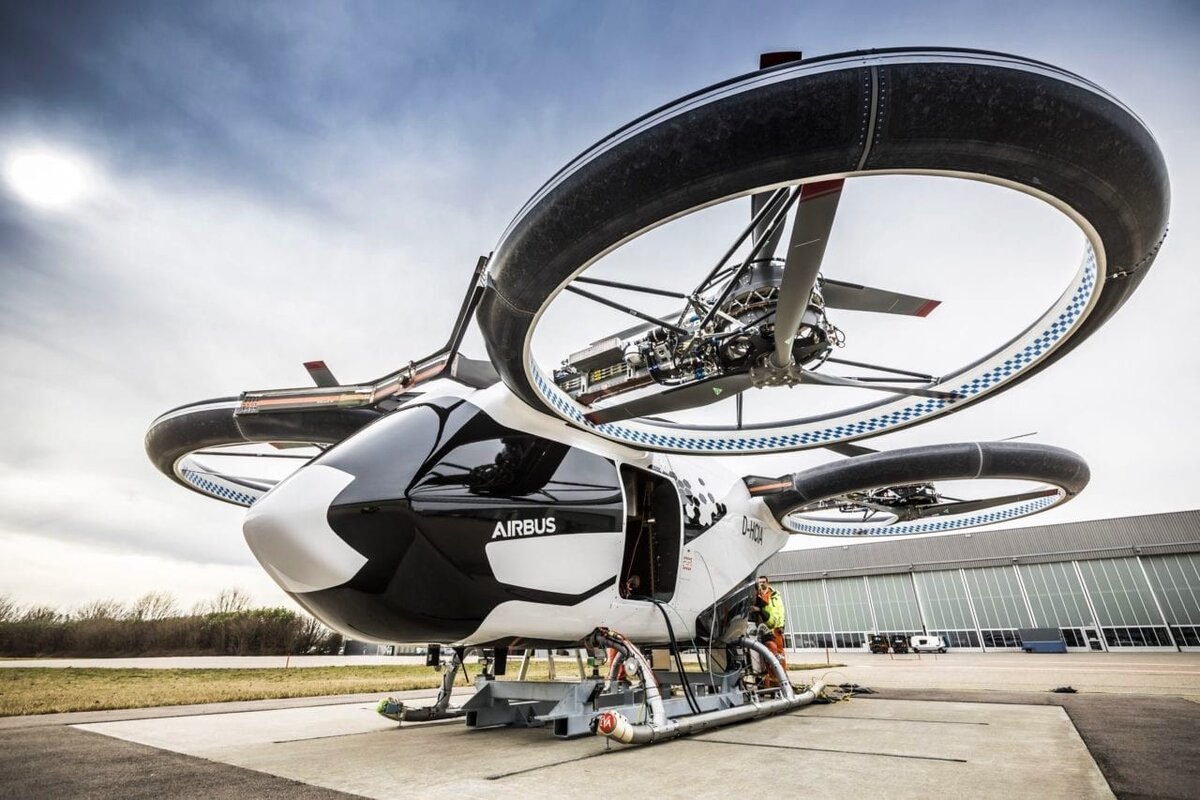 Прототип модели eVTOL для воздушных перевозок по городу