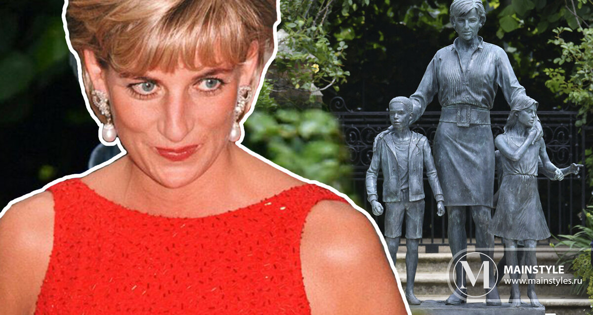 Недавно открытая статуя покойной принцессы Дианы  в Затонувшем саду Кенсингтонского дворца изображает ее в окружении троих детей. 