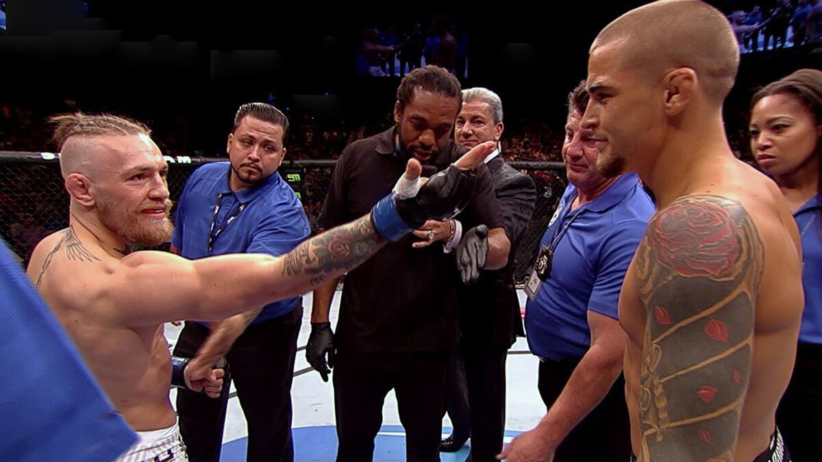 UFC 178. Первая встреча. Победа Конора