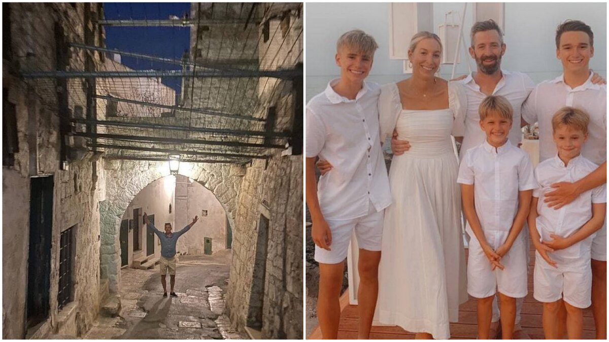 Шева вместе с семьей и родственниками жены в Италии, фото: instagram.com