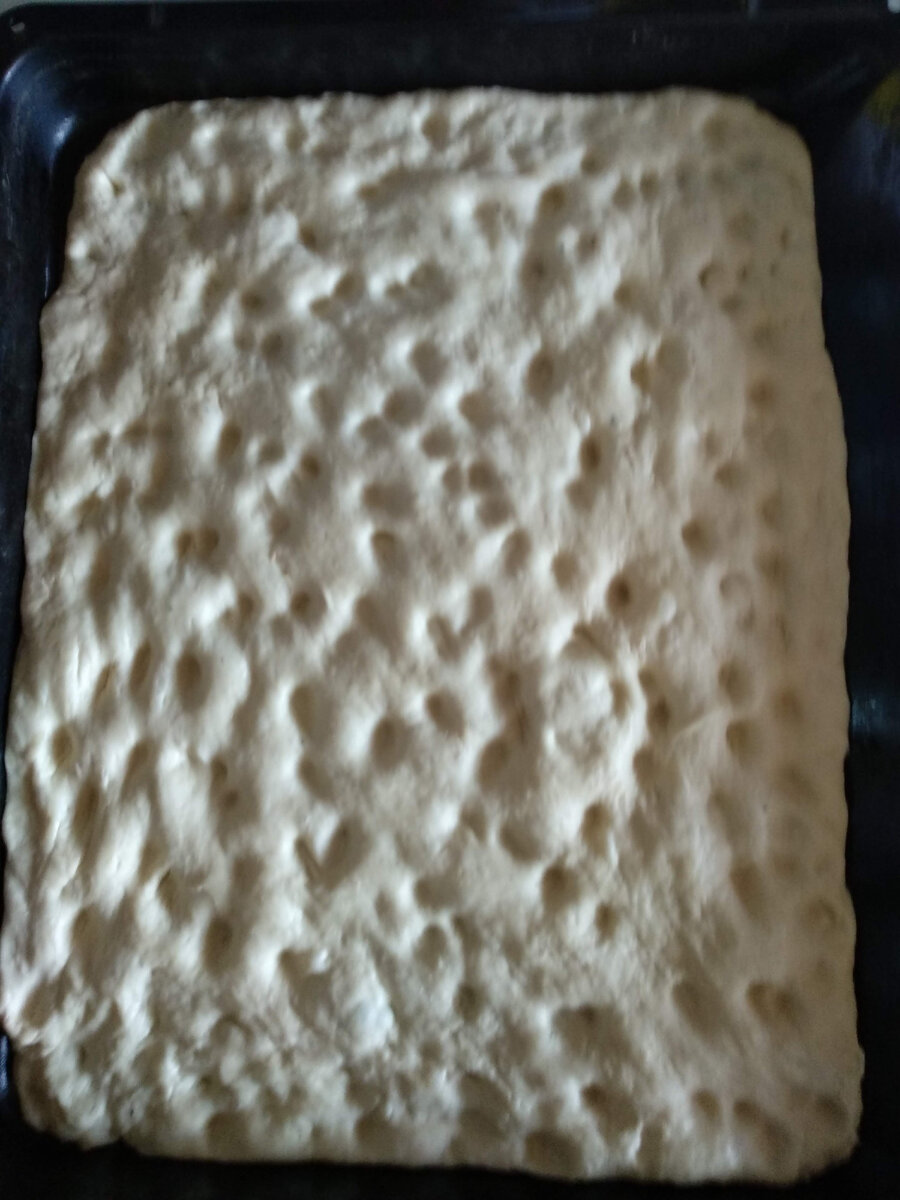 Так выглядит тесто перед тем как вы его отправите в духовку. Фото автора.