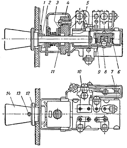 ЦПС 306 автомобиля Москвич 412