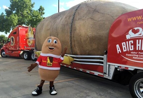 Рекламная акция картошки