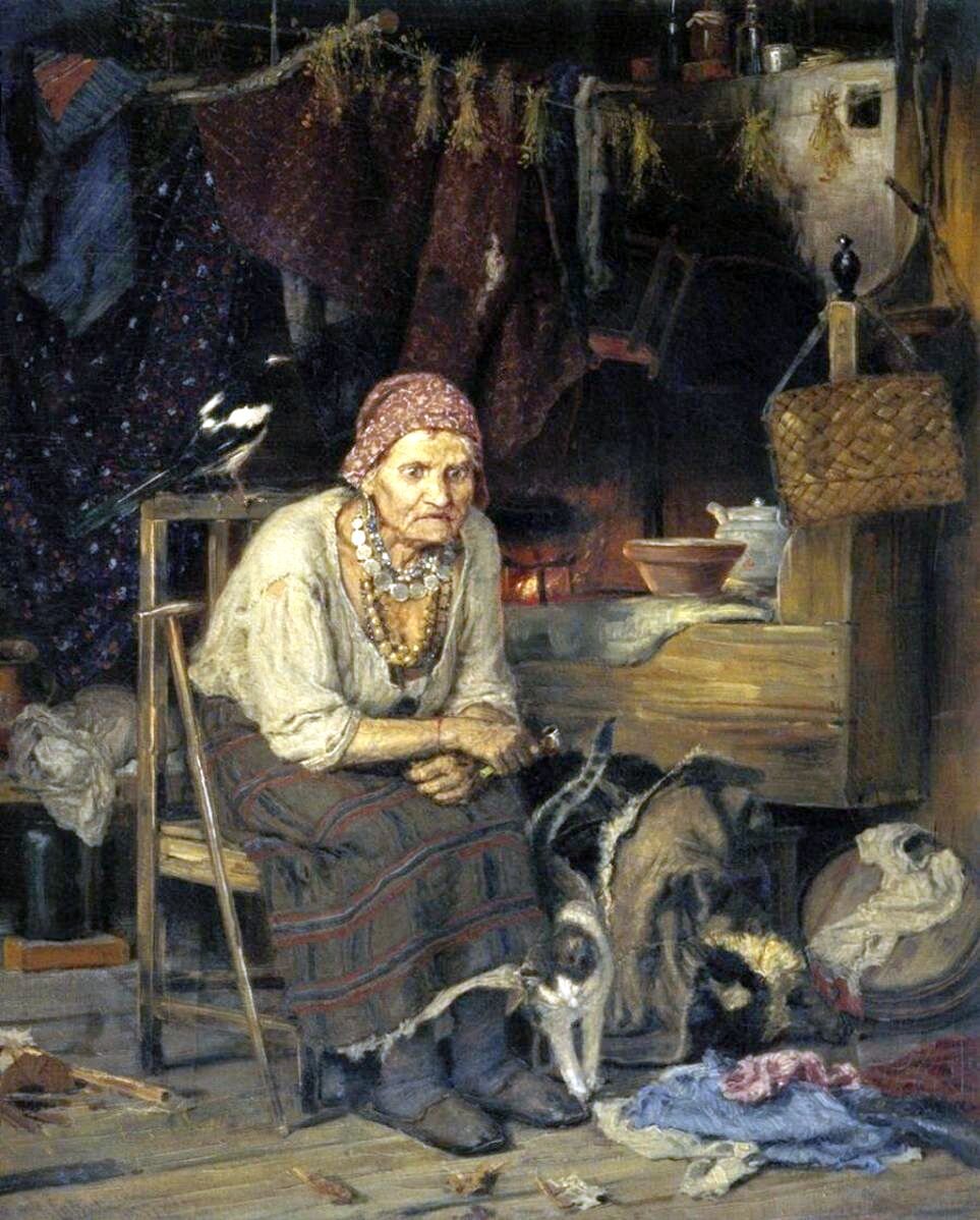 Константин Савицкий «С нечистым знается», 1879 год
