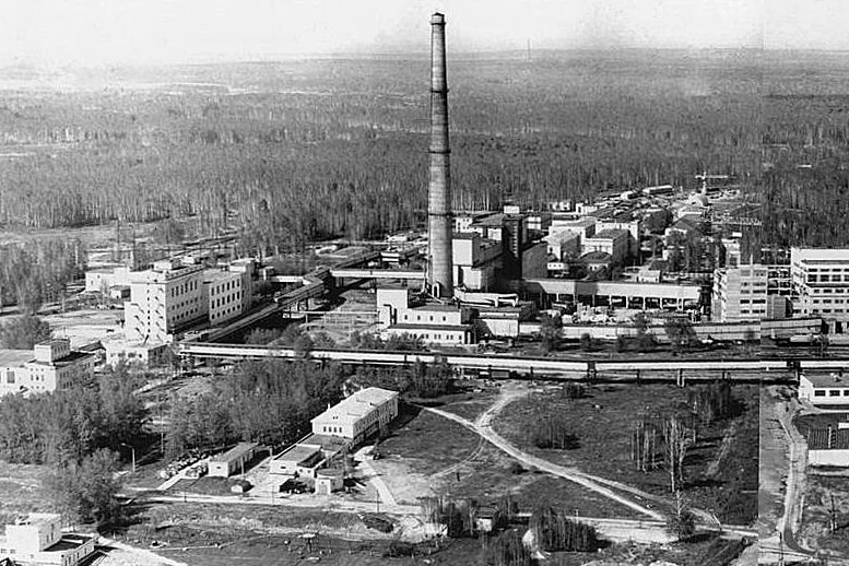 Комбинат "Маяк" в 70-х годах прошлого века. Фотография из открытых источников