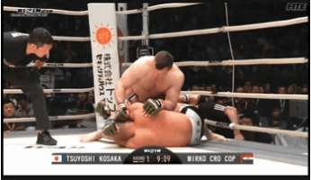 В следующем поединке после схватки с Алиакбари Мирко победил японского ветерана Цуёши Косаку техническим нокаутом