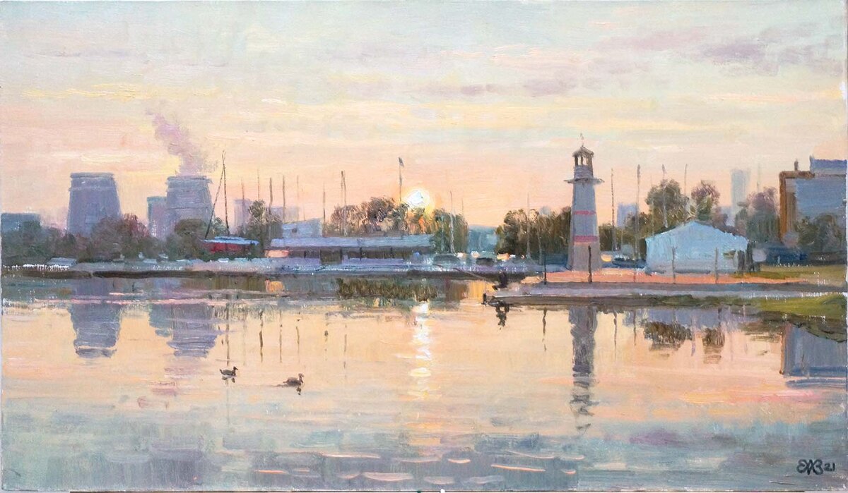 Ефремов Алексей Восход ВИЗ 50х70 хм 2021 г - 