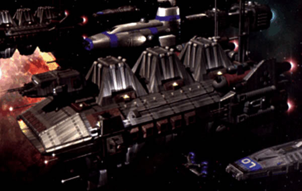 Тендер обслуживает тяжёлые крейсеры