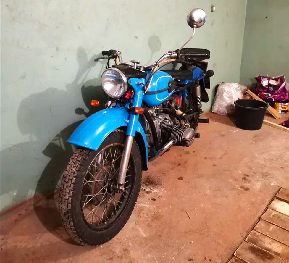 Так мотоцикл выглядит сейчас. ИМЗ 8-103.10