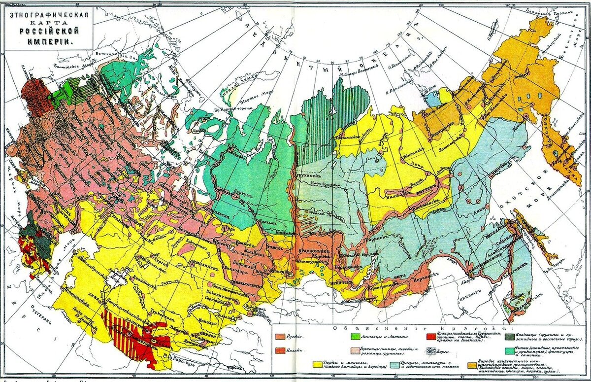 Этнографическая карта