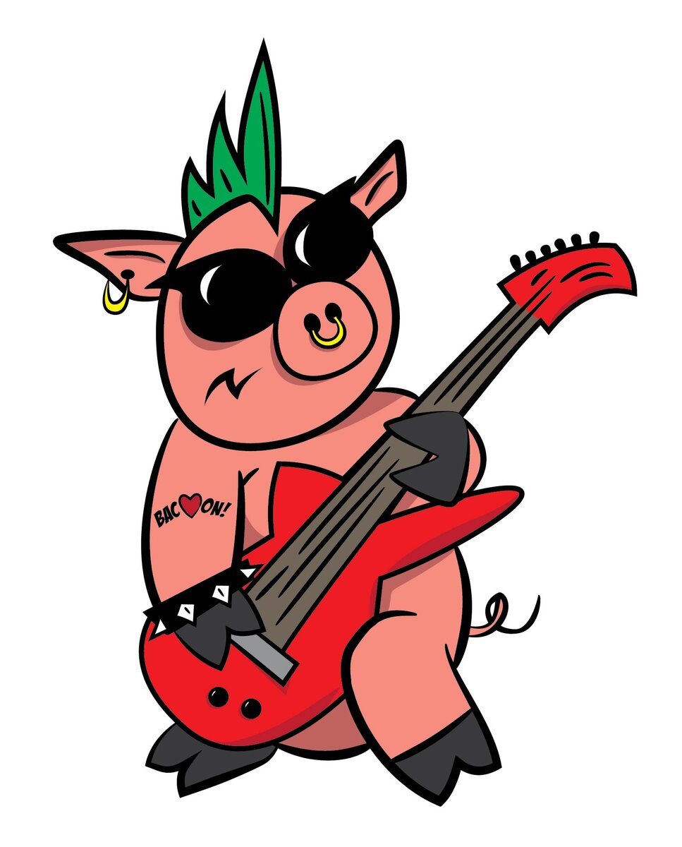 Тут кроме "языка вражды" можно и "откровенный контент" поставить, правда, Дзен?:) Но свинка очаровательна, а татуировка "Люблю Бекон" и вовсе отпад:)