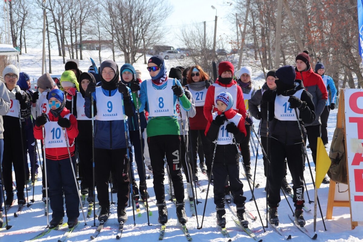 Сегодня состоялся заключительный – третий этап открытых республиканских соревнований по лыжным гонкам на кубок главы района.
