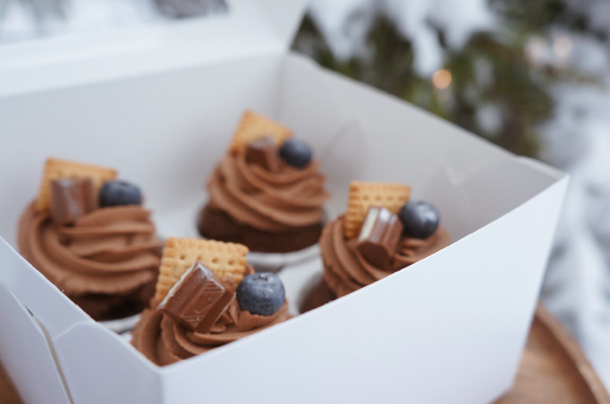 Капкейки Тройной шоколад "Na.Do.Cake"