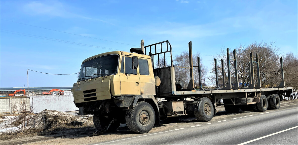 Татра 4х4 с полуприцепом