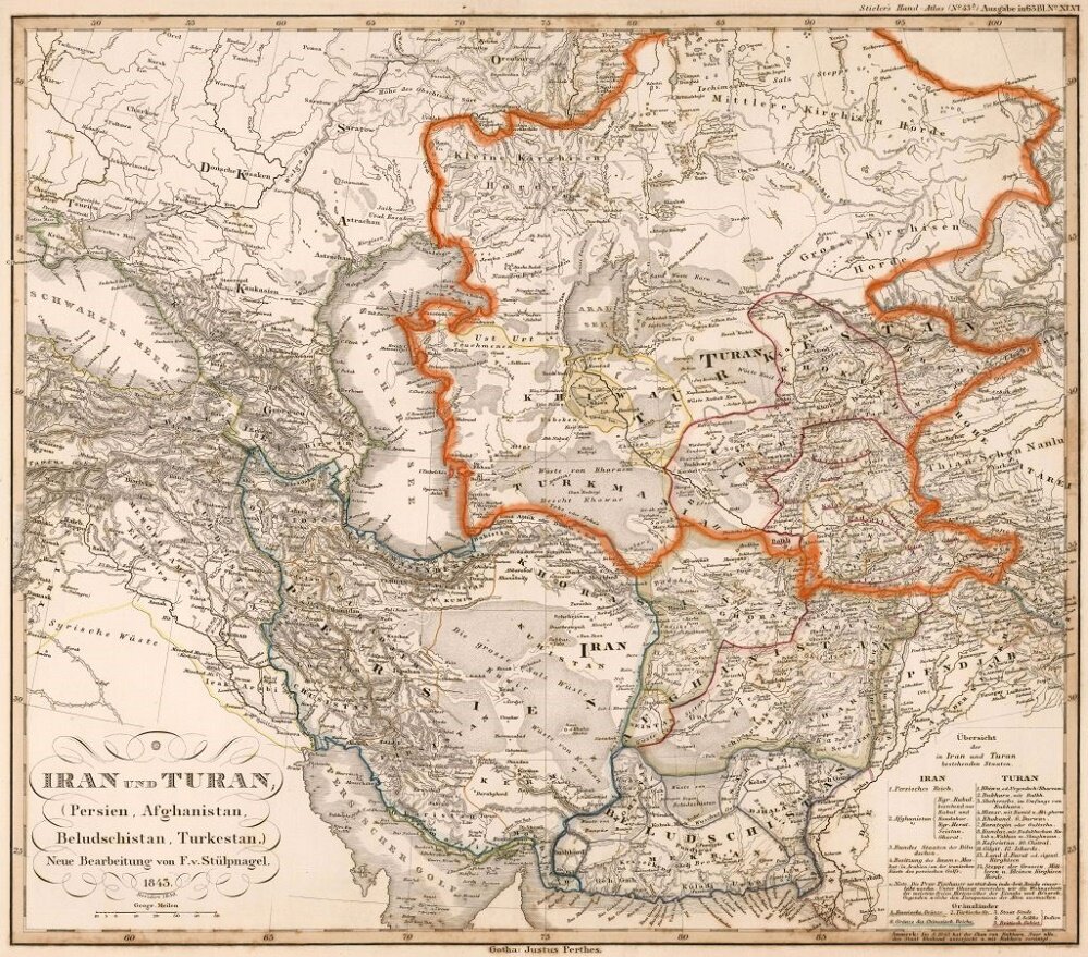 Карта Турана