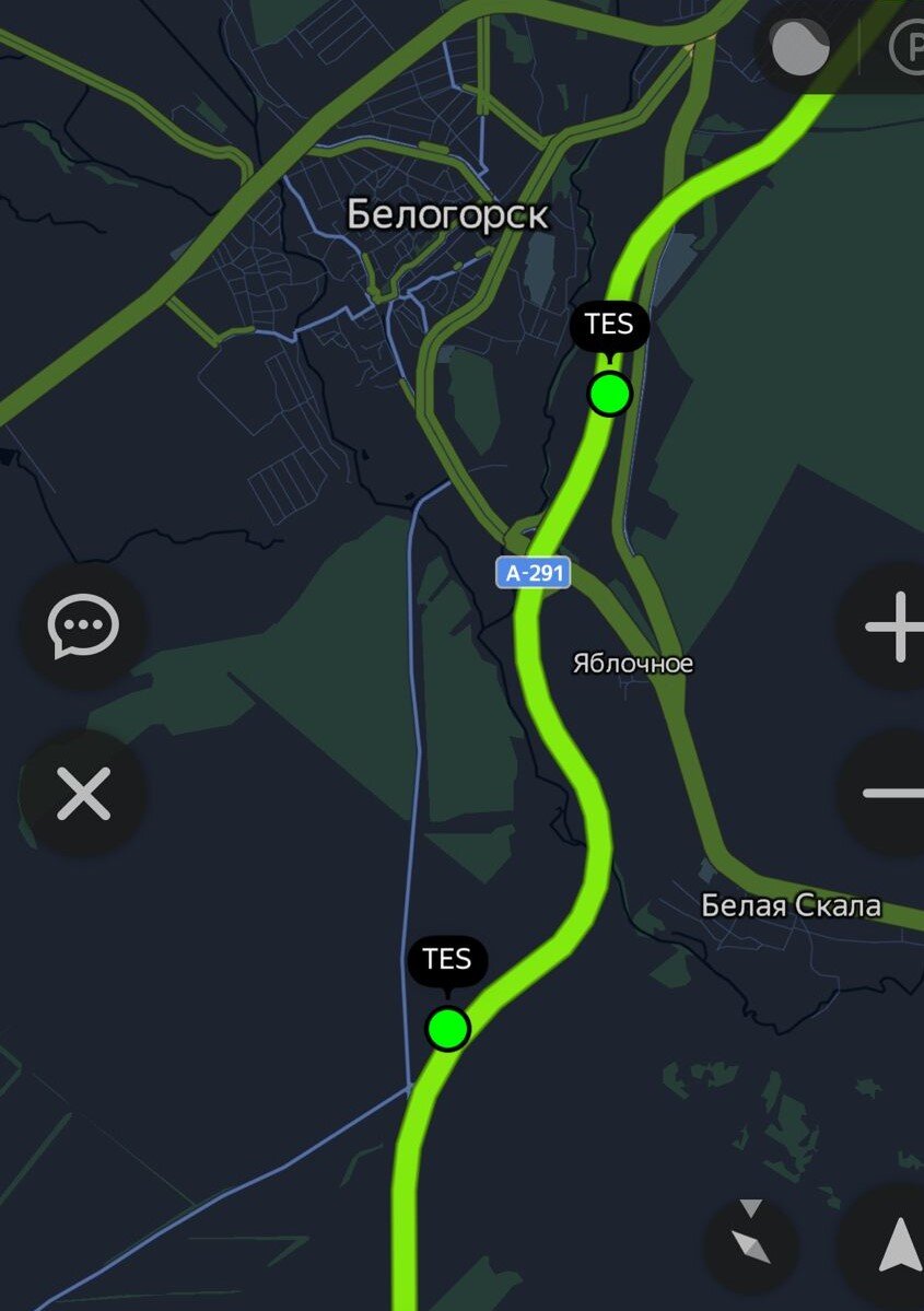 На трассе "Таврида" построено уже несколько автозаправочных комплексов TES. 