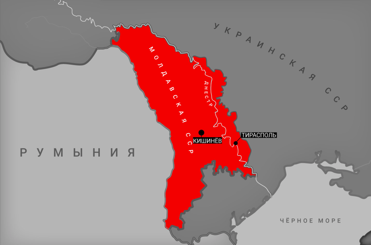 Гагаузской автономии молдавии на карте
