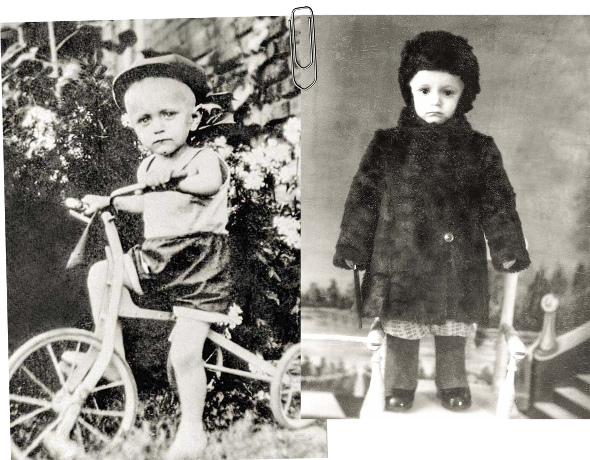 Евгений Мартынов в детстве