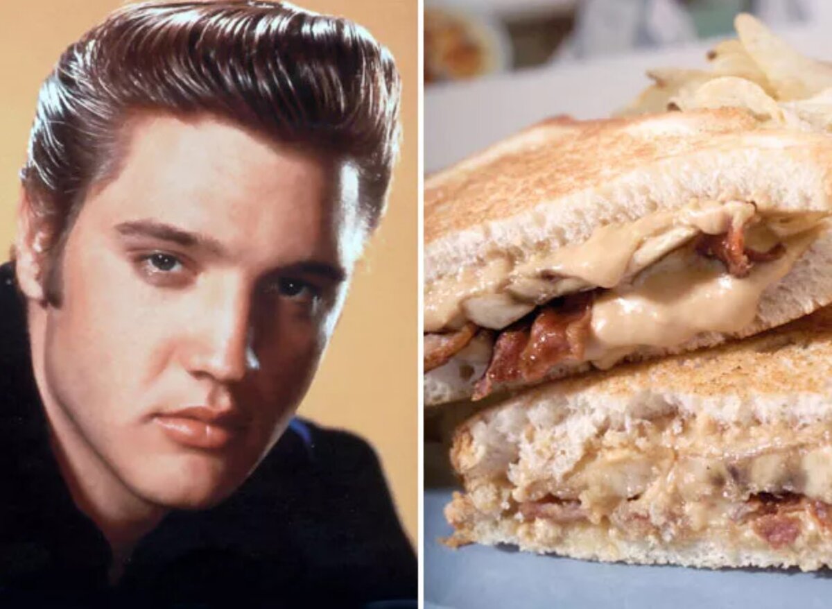 Любимый сэндвич. Сэндвич Элвиса Пресли. Бутерброд Элвиса Пресли. Любимый бутерброд Элвиса Пресли. Сэндвич Элвиса Пресли с арахисовой пастой.