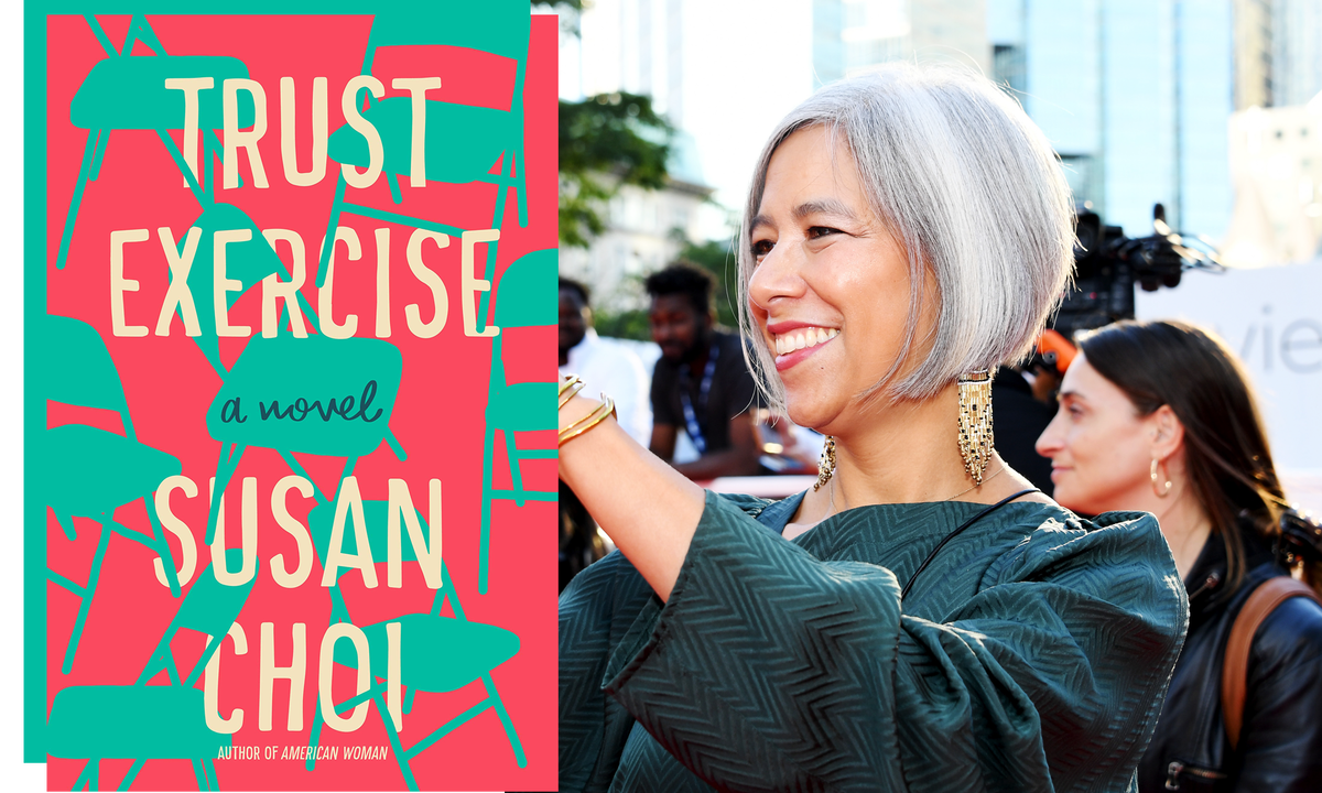 Обложка оригинального издания; Сьюзан Чой. Источник: https://media.vanityfair.com/photos/5dcda92f6775ee00082f25db/5:3/w_1894,h_1136,c_limit/susan-choi-trust-exercise.png