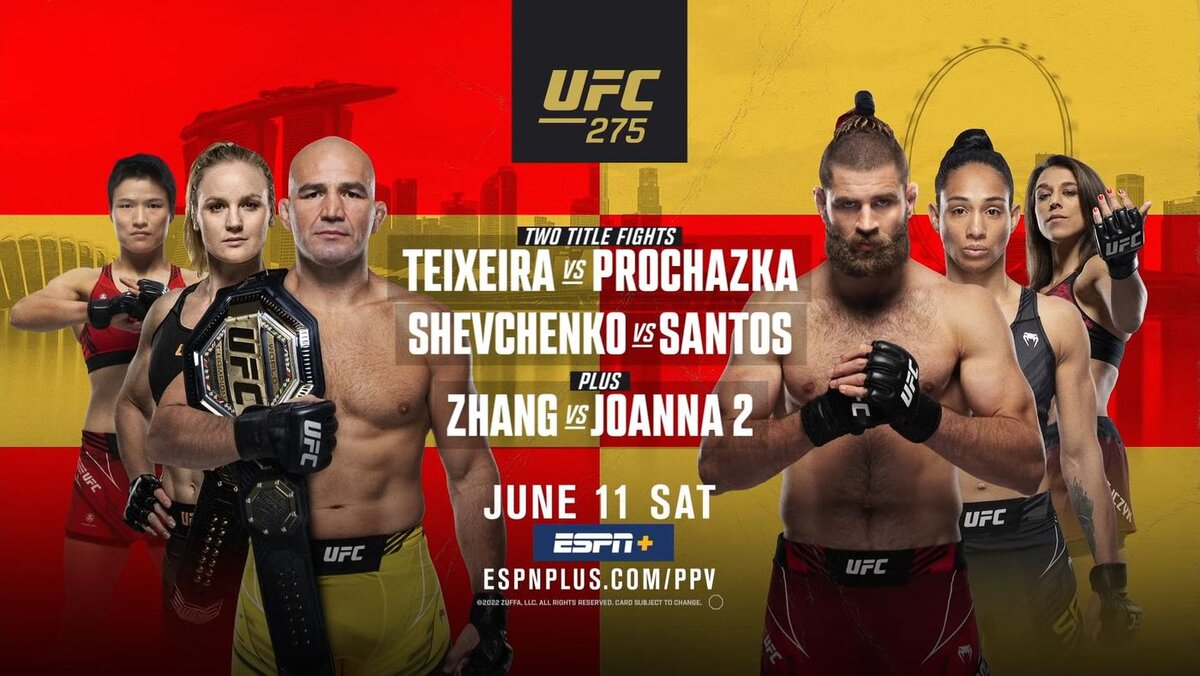 Постер UFC 275