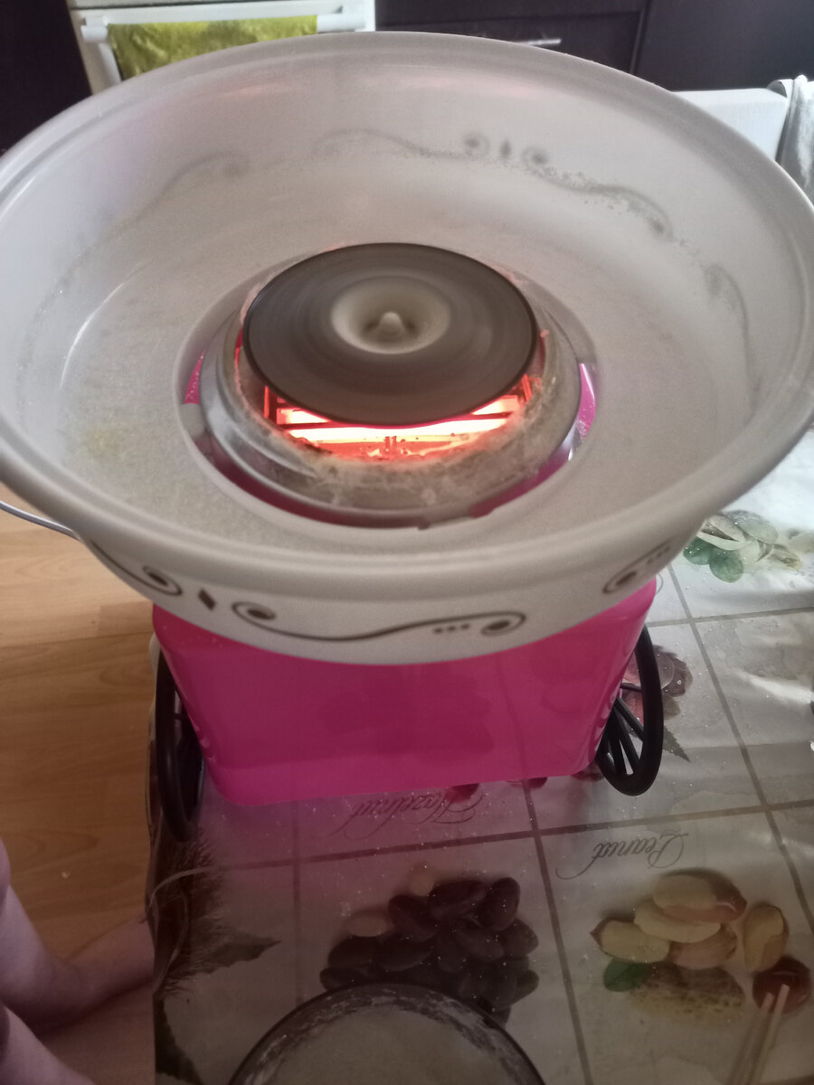 Аппарат для изготовления сладкой ваты в домашних условиях, мой заказ на Озон, покупки в интернете 