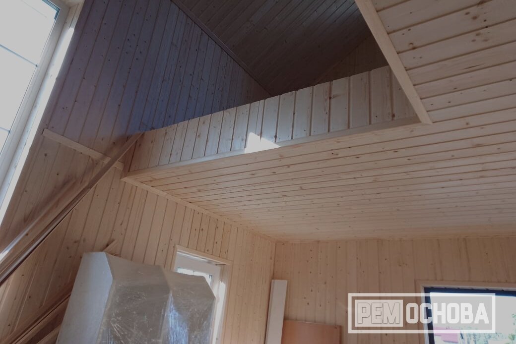Ремонт дома: внутренняя отделка дома вагонкой 