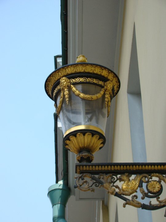 Фонари особняка Тверской б-р, 26. Фото автора 
