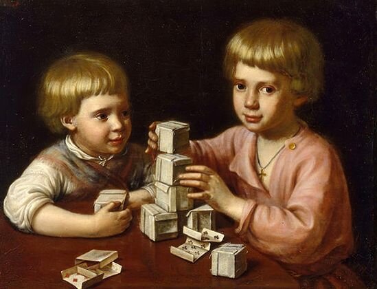    Капитон Павлов. Играющие дети. 1837