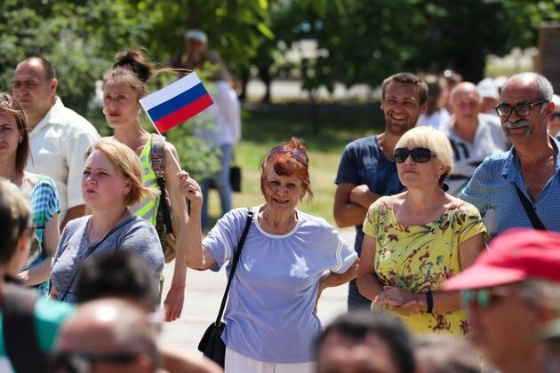    Зрители концерта в Херсоне Пресс-служба «Русского Радио»