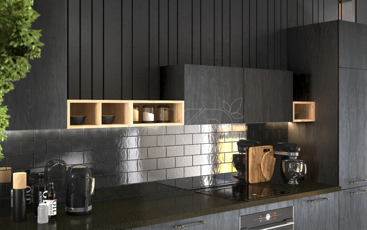 Каменные столешницы эстетично выглядят и функциональны в использовании