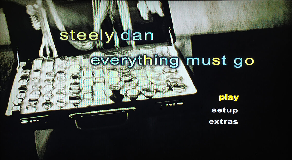 Steely Dan "Everything Must Go" DVD-Audio: main menu