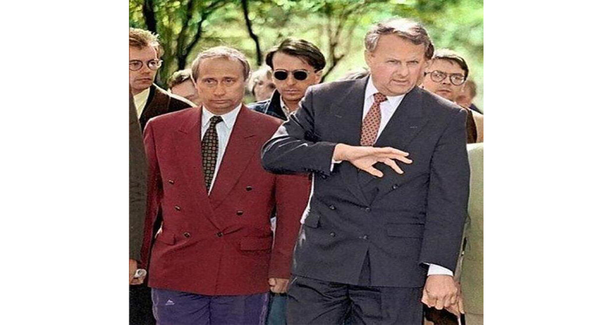 Путин в малиновом пиджаке и Собчак