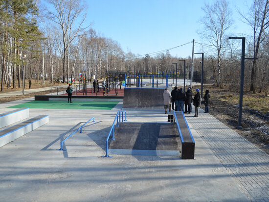     Парк Гагарина благоустроили в Комсомольске-на-Амуре. ФОТО: администрация Комсомольска