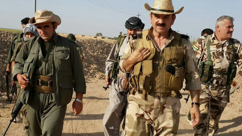     Объединённые силы Рабочей партии Курдистана и Пешмерги во время борьбы с ИГИЛ в Ираке ru.wikipedia.org