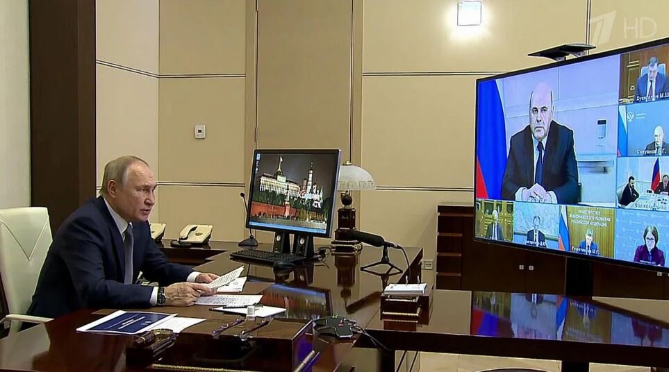 Совещание Путина с правительством (иллюстрация из открытых источников) 