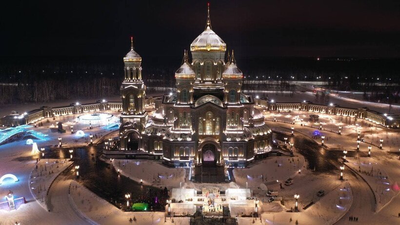    Главный храм ВС РФ в парке «Патриот» © Пресс-служба Губернатора и Правительства Московской области