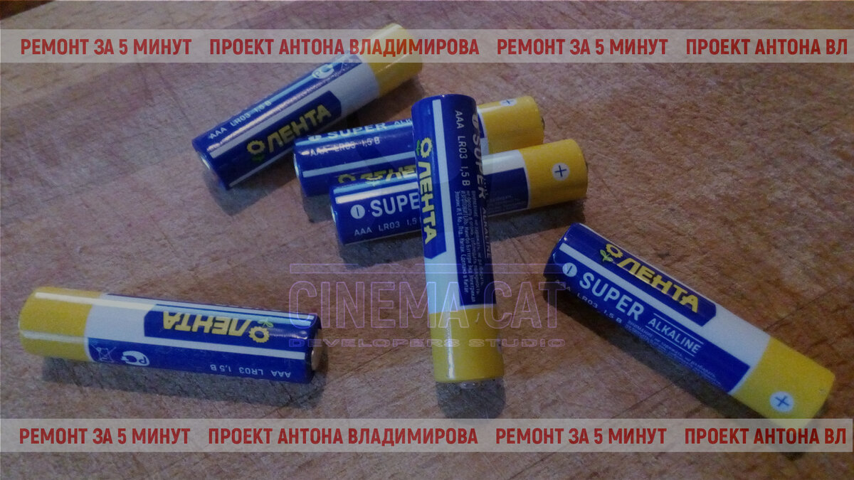 Батарейки "ЛЕНТА". Фото автора.