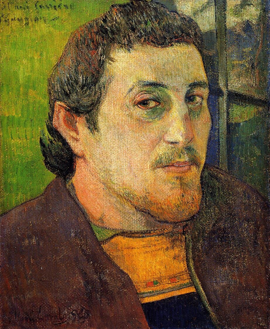 «Автопортрет в Лезавенне», Поль Гоген, 1888 год