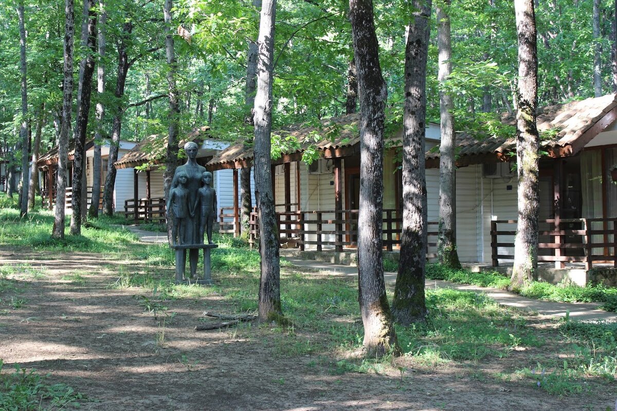 Отель Forest Beach, точнее, целый комплекс, курорт, я бы сказала, свое название про лет не зря получил...  Наверное, кому как, но мне очень понравилось, что на территории много деревьев, здания и сооружения просто вписаны в лес, так сказать. 