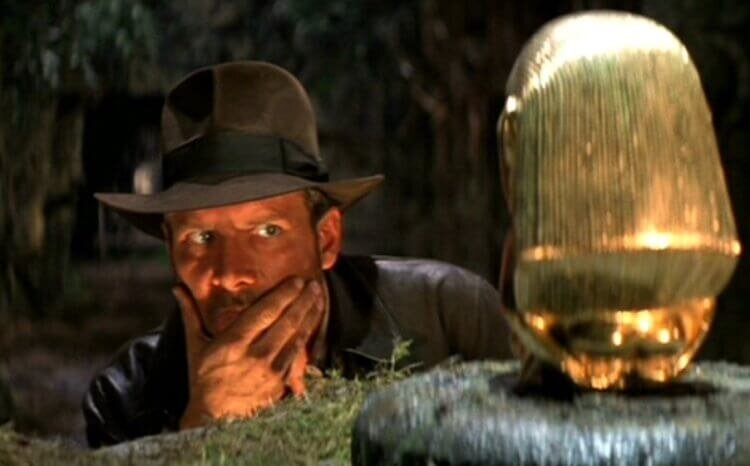 Кадр из фильма про Индиана Джонса 