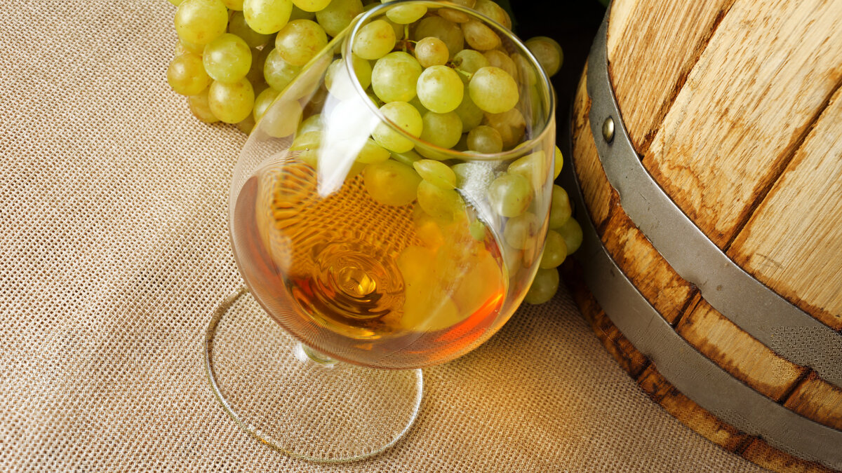 Из какого винограда делают коньяк