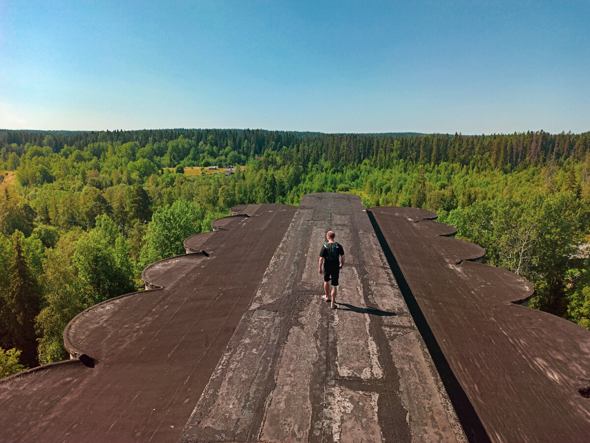 Крыша зернохранилища