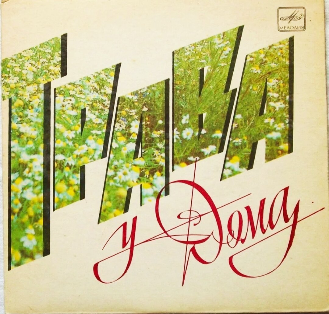 трава у дома хорошо