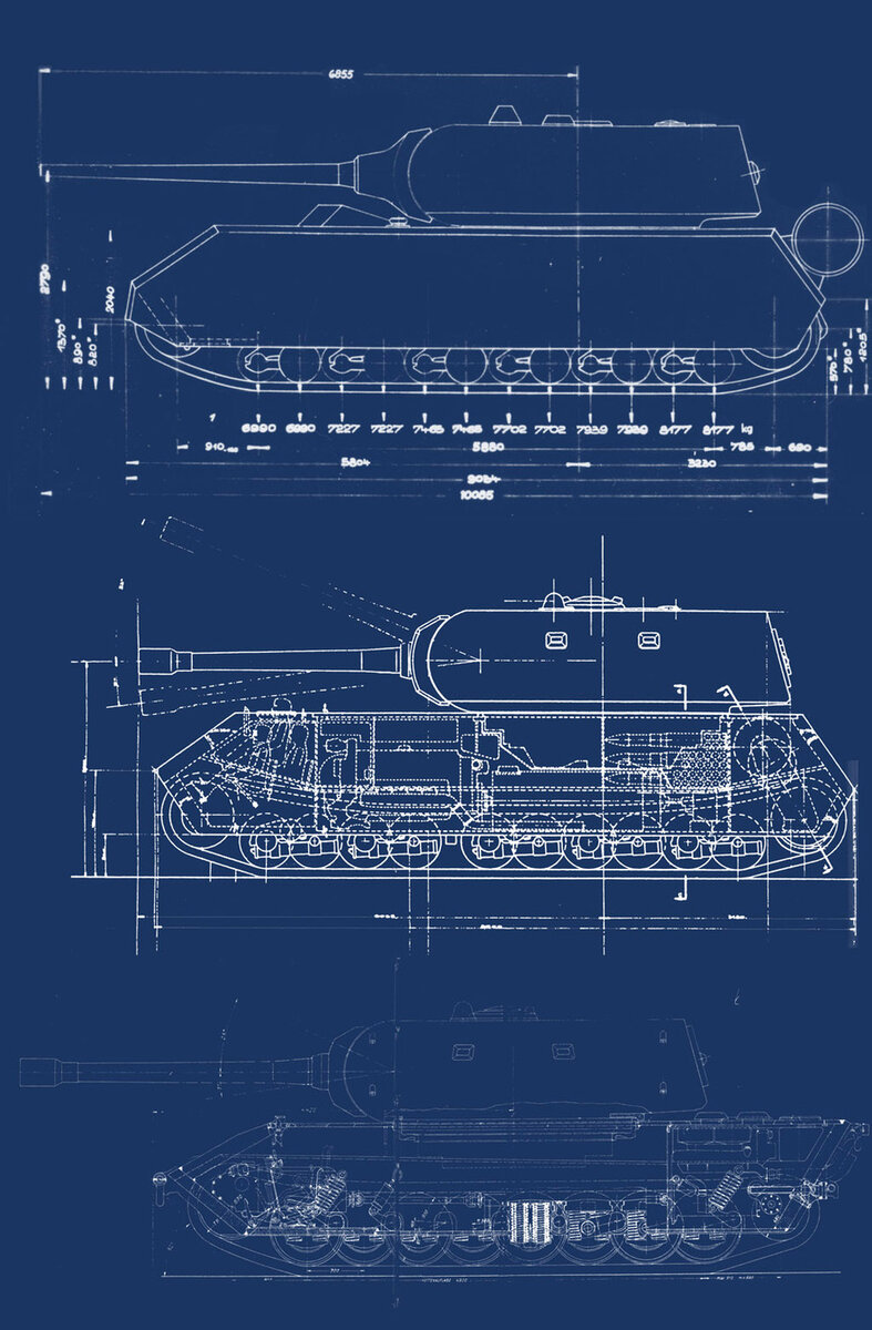 Maus танк чертежи