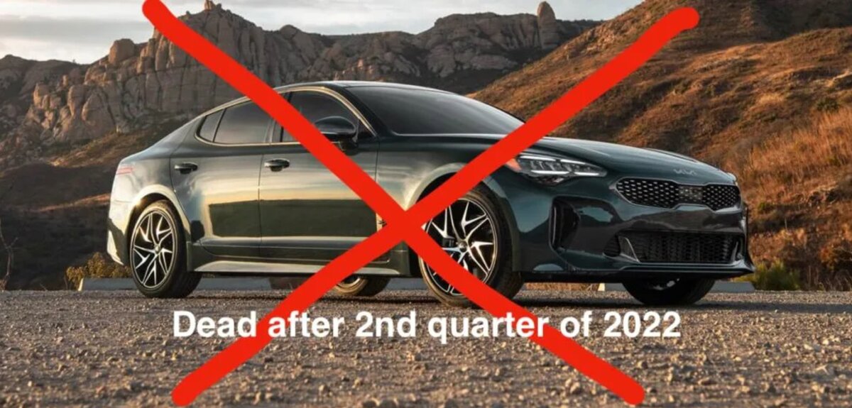 Kia Stinger перестанут производить во втором квартале 2022 года. Изображение - thekoreancarblog.com