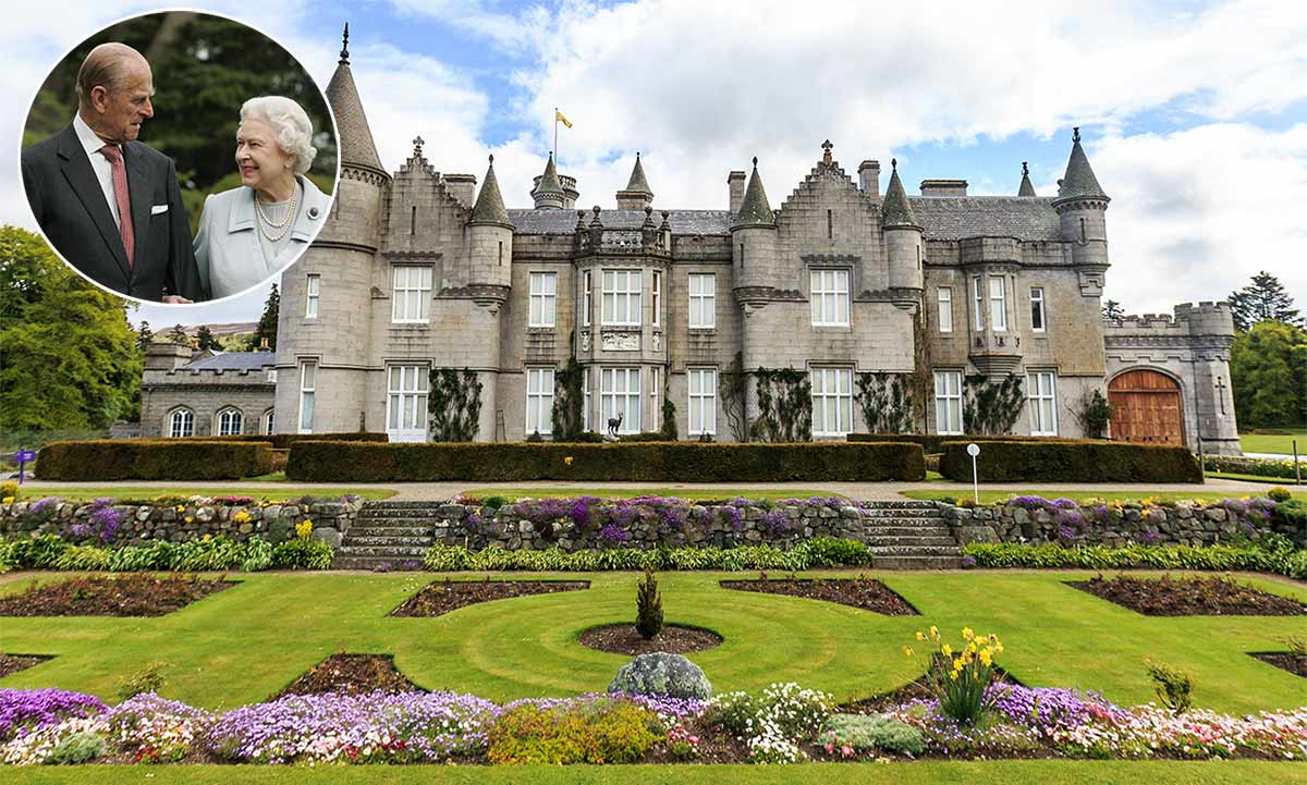 Королевский замок Балморал в Шотландии