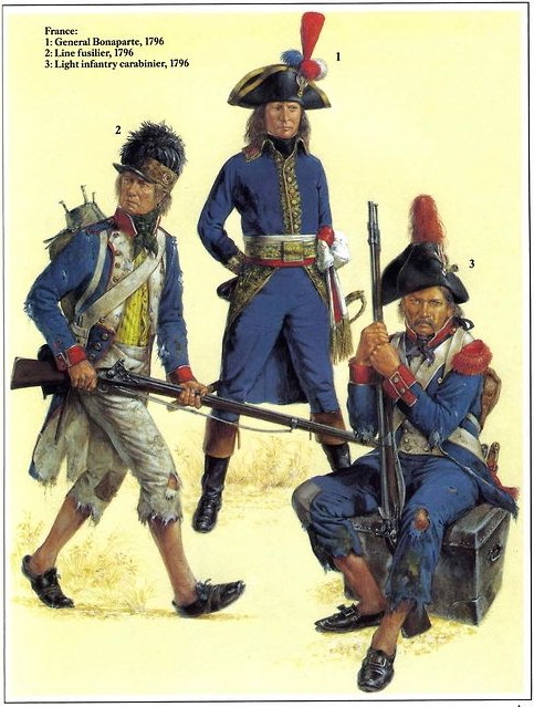 Францозише зольдаттен 1796 года